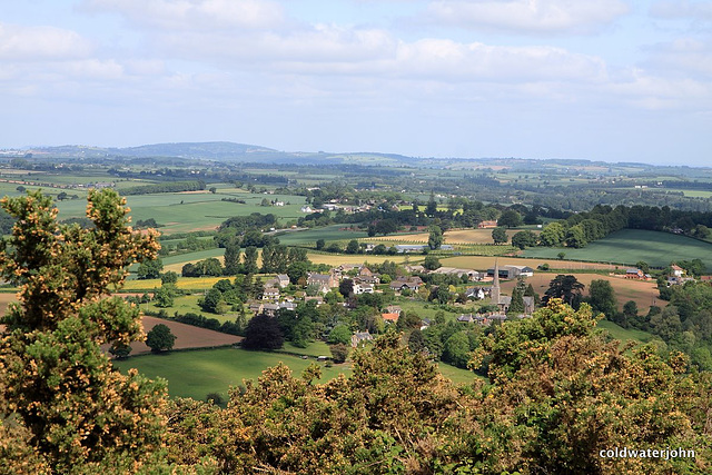 The Wye Valley and Goodrich from Coppett's Hill