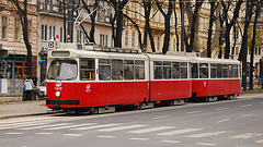 Old tram in Vienna - version II