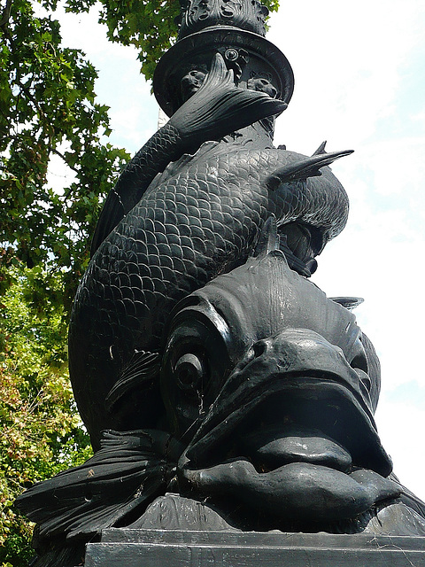 embankment metalwork, london