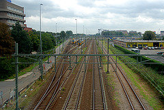 Parking lot for trains