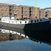 barge church in  docklands, london