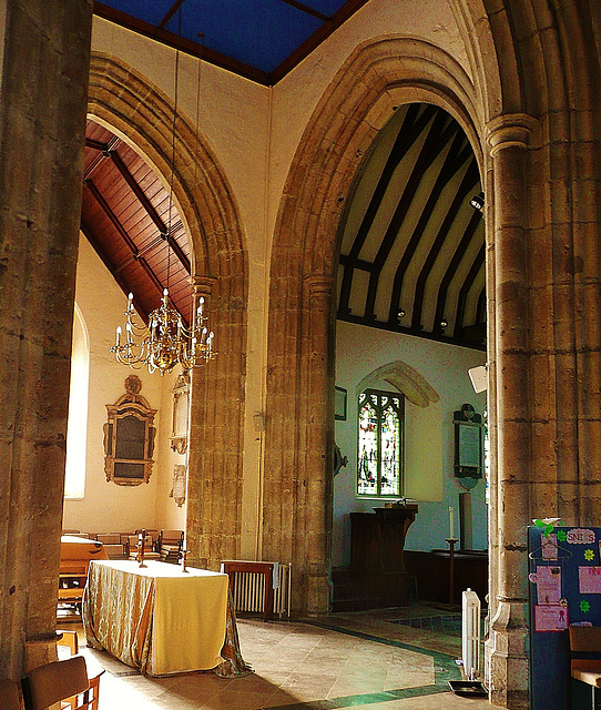 st.nicholas church, ash by sandwich