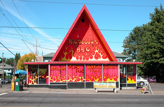 Portland images: BBQ restaurant