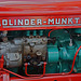 Oldtimer day at Ruinerwold: Bolinder-Munktell diesel engine with Bosch diesel pump