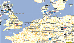 Europe Flight Track 09 2011 Europe Flight Track 09 2011