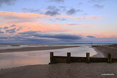 Evening at the beach at Findhorn
