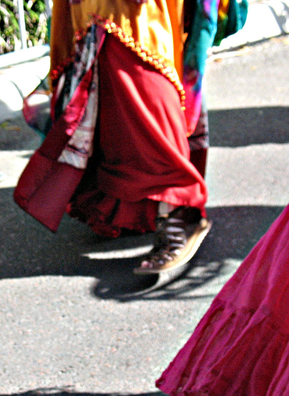 Mid-step ..