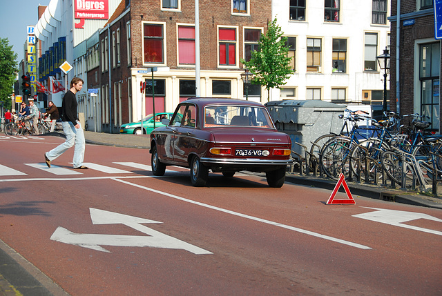 Broken-down 1972 Peugeot 204