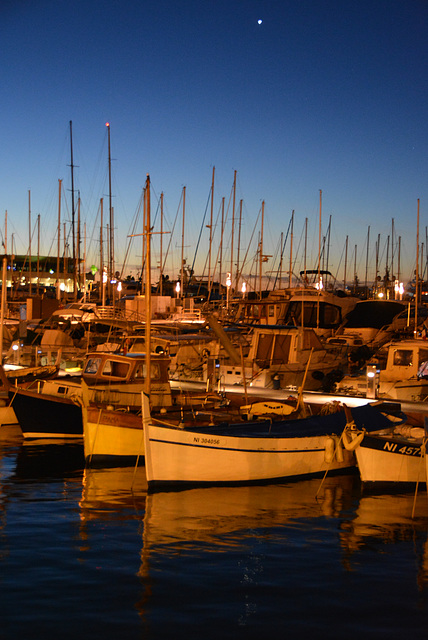 port de Cannes au petit matin