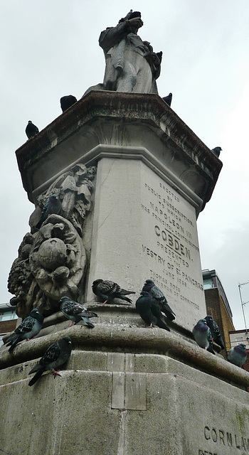 statue of richard cobden, london