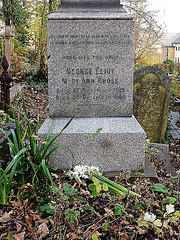 george eliot, highgate cemetery east, london