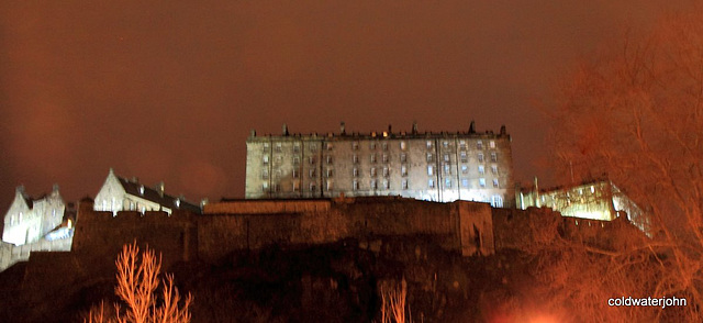 Edinburgh Castle at night  from Cornwall Street 5320400515 o