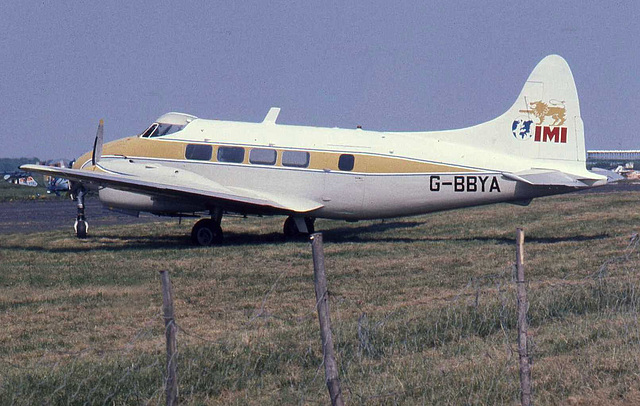 de Havilland DH 106 Dove G-BBYA (IMI)