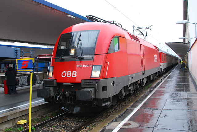 The engine that brought me to Vienna at Wien Westbahnhof