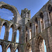 Elgin Cathedral ruins above the High Altar