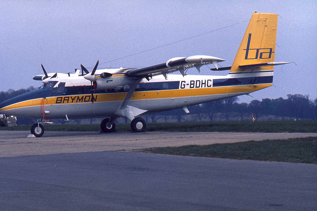 de Havilland Canada Twin Otter G-BDHC (Brymon)