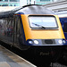 British train 43198 arriving at Paddington