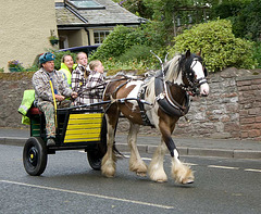 Horse-drawn cart