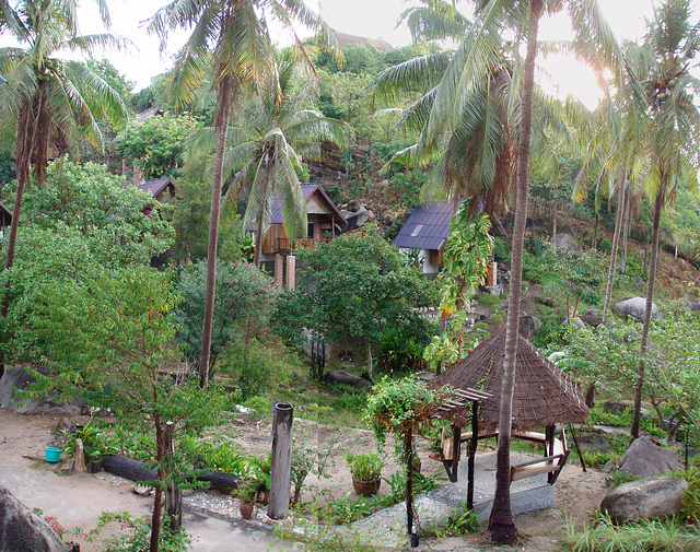 view from our hut