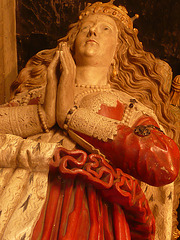 harefield church, middx, c17 tomb of the countess of derby, alice spencer, 1637