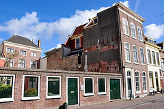 House on the Apothekersdijk (Apothecary's Dyke) in Leiden