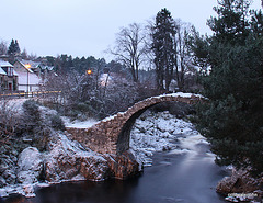 Carrbridge on a winter evening