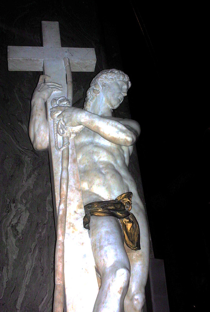 Michelangelo's The Risen Christ.