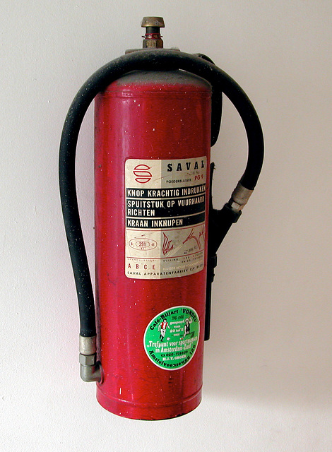 Old fire extinguisher