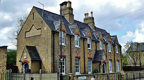 model cottages, st.anne's rd., tottenham, london