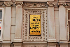 Old sign of the Josef Jiráček company