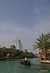 Burj al Arab from Dubai's Little Venice
