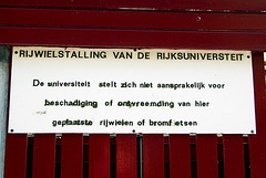 Old signs of Leiden University