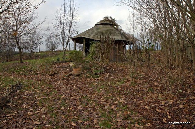 All the leaves are brown and the sky is grey I've been for a walk on a winter's day