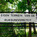 Old signs of Leiden University