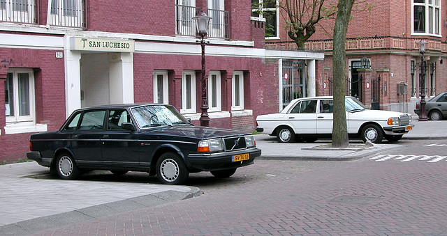 1988 Volvo 240 GL B6 & 1980 Mercedes-Benz 200 D