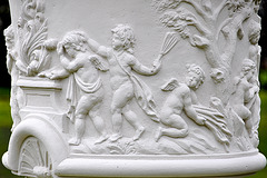 Detail of a garden ornament