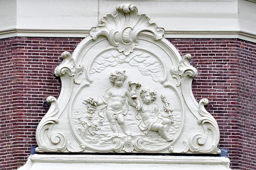 Detail of the house in the country