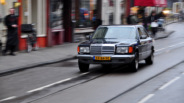 1983 Mercedes-Benz 380 SEL on the move