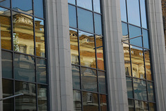 Royal College Street reflected