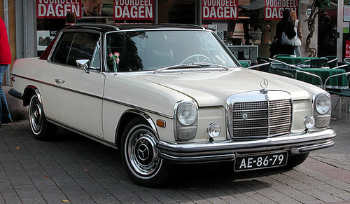 Oldtimer day in Emmen: Mercs