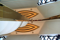 View above the elevator lobby in the Burj al Arab