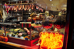 Up-market butchers in Amsterdam