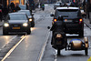 Street scene in the Utrechtsestraat in Amsterdam with a 1981 BMW R100