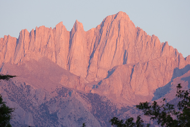 Dawn on Mt Whitney