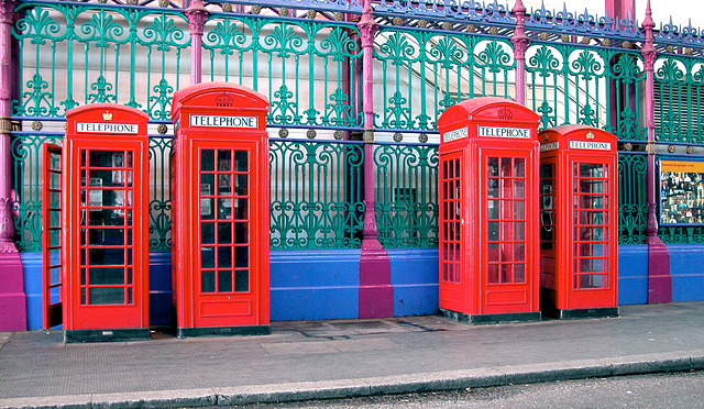 Telephone boxes