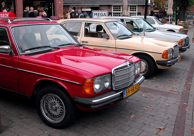 Oldtimer day in Emmen: Mercs