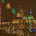 Glasgow City Hall, George Square, with Christmas Lights