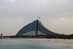 Jumeirah Beach Hotel from the Burj al Arab