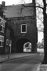 Old picture of the Gevangenpoort (Prisoner's Gate) in The Hague