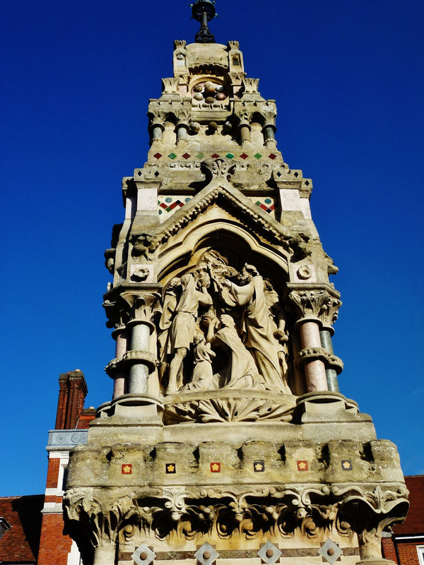 market place fountain, saffron walden